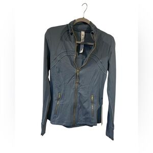 NWT Lululemon define jacket nulu STEEL BLUE Size 8